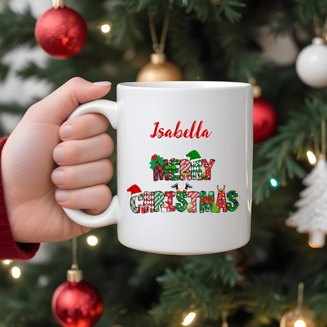 Customisable Merry Christmas Mug (Creator Uploaded)