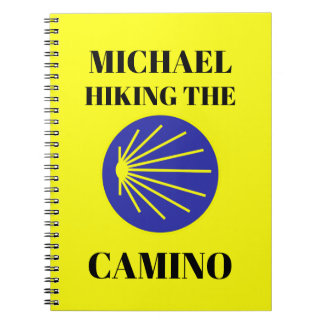 Customisable "Michael Hiking the Camino" Notebook