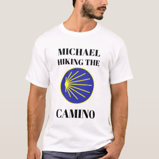 Customisable "Michael Hiking the Camino" T-Shirt