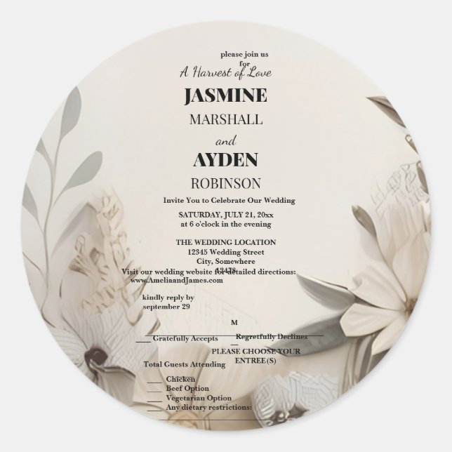 Customisable Milestone Celebration Cards Classic Round Sticker (Front)