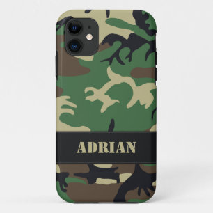Customisable Military Camo iPhone 11 Case