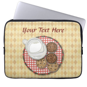 Customisable Milk and Cookies Laptop Sleeve