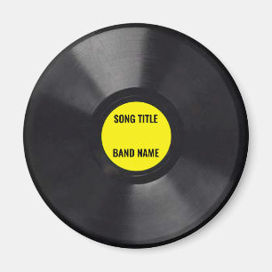 Customisable Mini Vinyl LP Record Magnet
