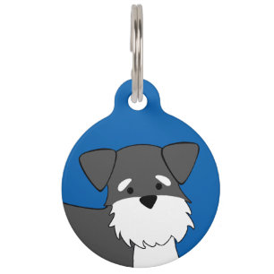 Customisable Miniature Schnauzer Dog Tag