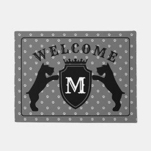 Customisable Miniature Schnauzer Doormat