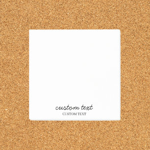 Customisable Minimalist Post-it Notes