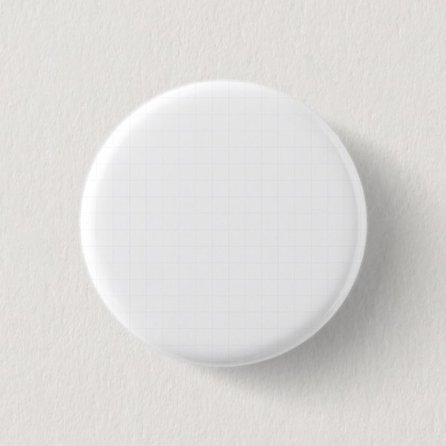 Customisable Minimalist White Grid Texture 3 Cm Round Badge (Front)