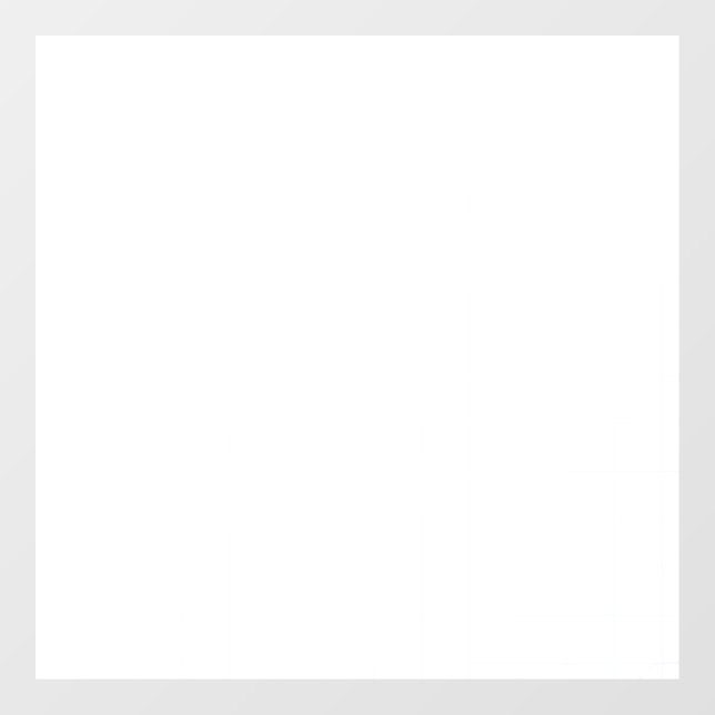 Customisable Minimalist White Grid Texture Window Cling (Sheet)