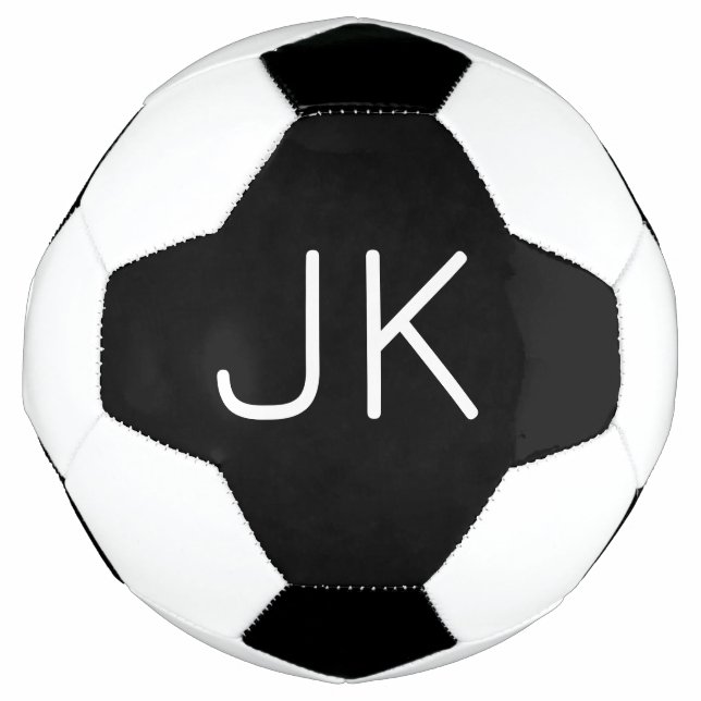 Customisable minimalistic initials name football (Front)