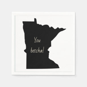 Customisable Minnesota You Betcha Napkins