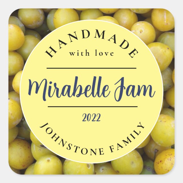 Customisable Mirabelle Jam Sticker (Front)