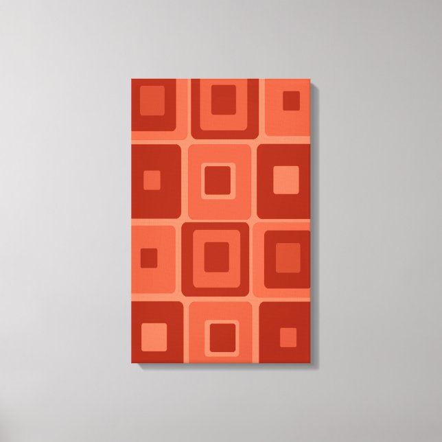 Customisable Mod Art on Canvas Print (Front)