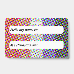 Customisable Mod Trippy Cupioromantic Pride Flag ID Badge