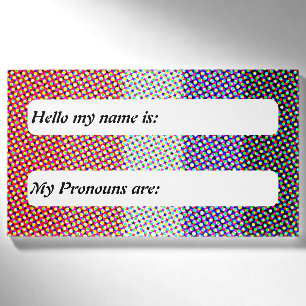 Customisable Mod Trippy Cupioromantic Pride Flag Name Tag