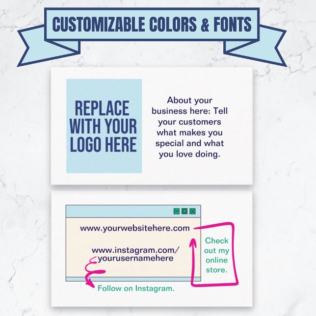 Customisable Modern Business Card (Customizable Modern Business Card)