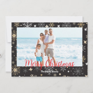 Customisable Modern Christmas Card