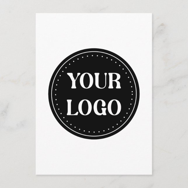 Customisable, modern, sleek & timeless enclosure card (Front)