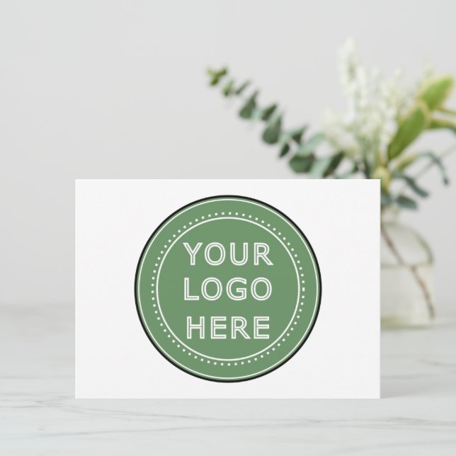 Customisable, modern, sleek & timeless invitation (Standing Front)