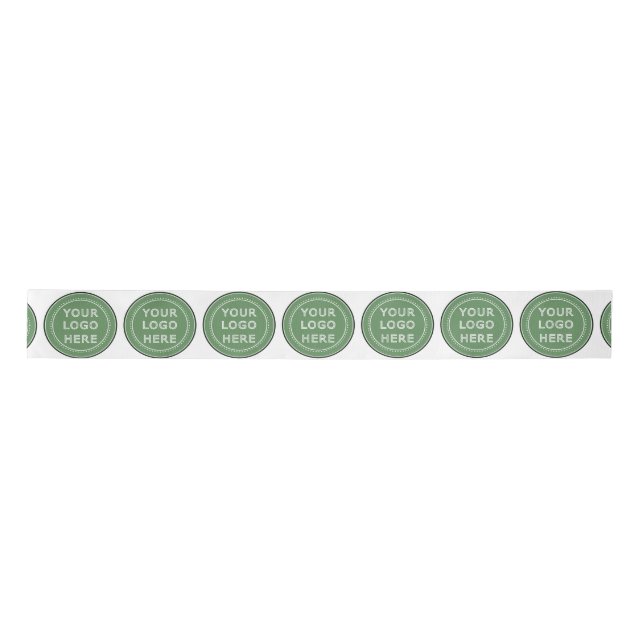 Customisable, modern, sleek & timeless satin ribbon (Front)