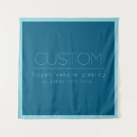 Customisable Modern Text | Ocean & Robin Egg Blue
