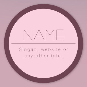 Customisable Modern Text w/Border