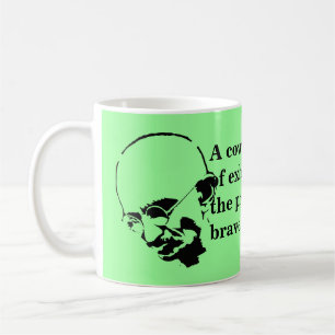 Customisable Mohandas Gandhi Quote Coffee Mug