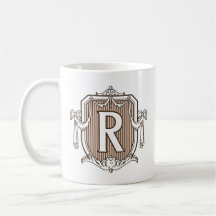 Customisable Monarchy Initial “R” Classic Mug