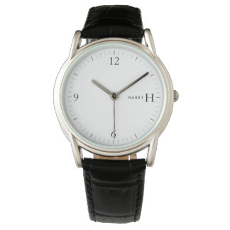 Customisable Monogram and Name Watch