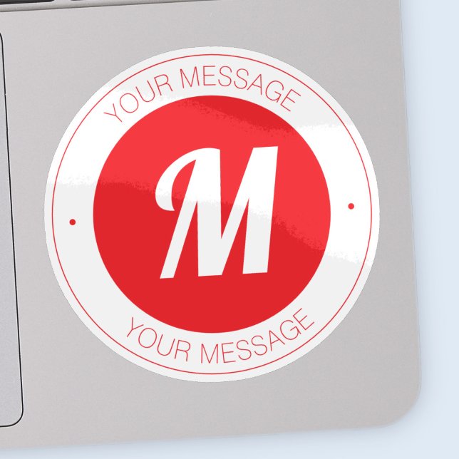 Customisable Monogram & Circular Text Template (Creator Uploaded)