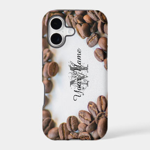 Customisable Monogram Coffeeholic phone case!
