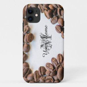 Customisable Monogram Coffeeholic phone case! iPhone 11 Case