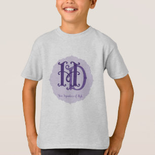 Customisable Monogram Merchandise T-Shirt
