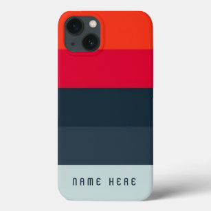 Customisable Monogram Name with ColorBlocks Design Case-Mate iPhone Case