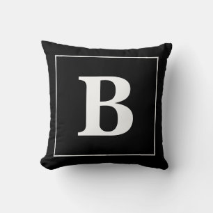 Customisable Monogram on Throw Pillow