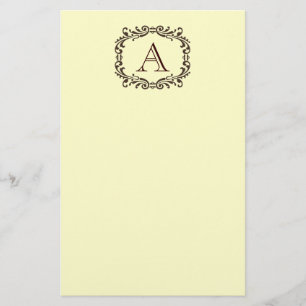 Customisable Monogram Stationary Stationery