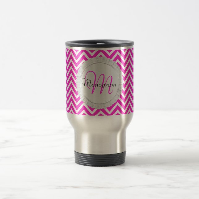 Customisable Monogram Travel Mug (Center)