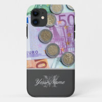Customisable Monogram with coins and bank notes!
