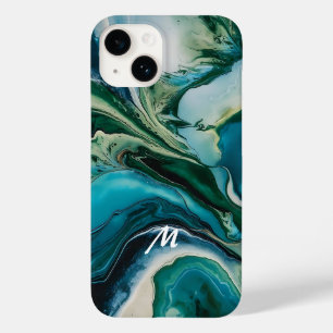 Customisable Monogrammed Marble Resin Design  Case-Mate iPhone 14 Case
