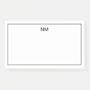 Customisable Monogrammed Stationary Notes