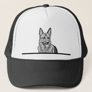 Customisable Mosaic German Shepherd Cap