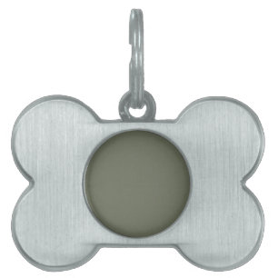 Customisable Moss Green Framed Pet Tag