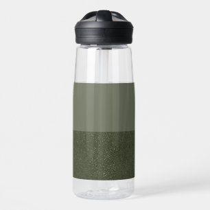 Customisable Moss Green Gradient Water Bottle