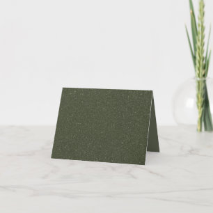 Customisable Moss Green Noise Folded Card