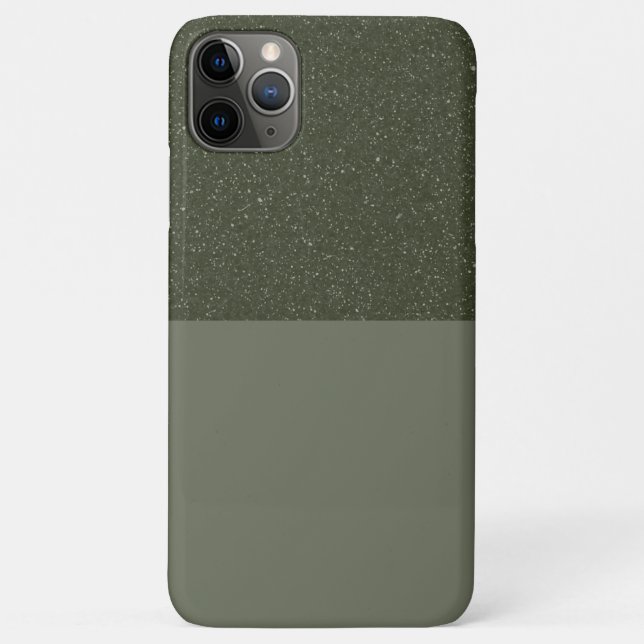 Customisable Moss Green Noise iPhone Case (Back)