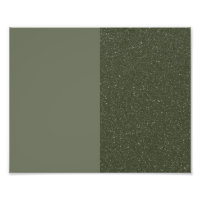 Customisable Moss Green Poster – Reversed Split