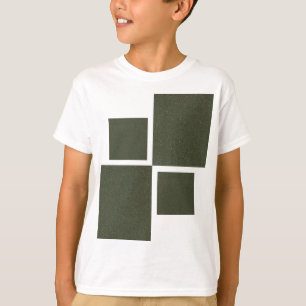 Customisable Moss Green Squares Tee