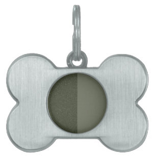 Customisable Moss Split Framed Pet Tag