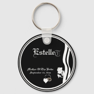 Customisable Mother Of The Bride Keepsake Keychain