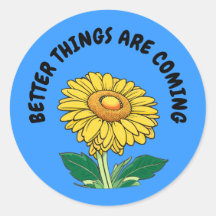 Customisable Motivational Cheerful Sunflower