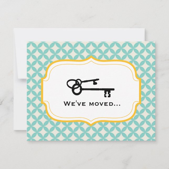 Customisable Moving Announcement (Front)